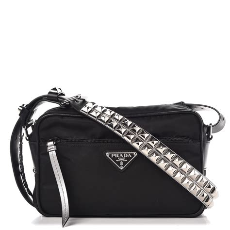 prada nylon studded bag